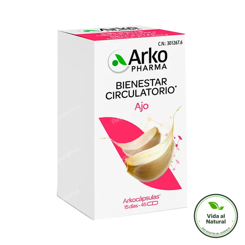 Ajo BIO 45 arkocápsulas, Arkopharma