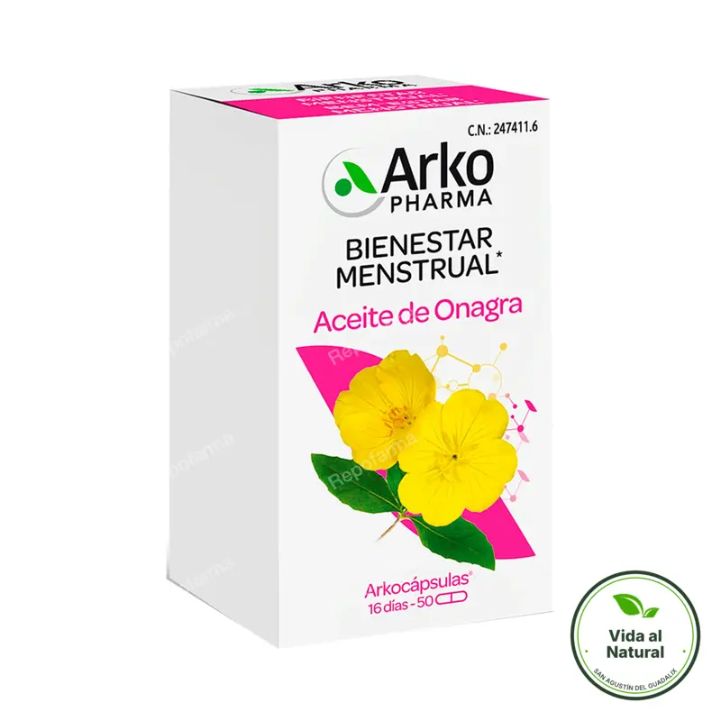 Arkocapsulas aceite onagra 50 cápsulas, Arkopharma