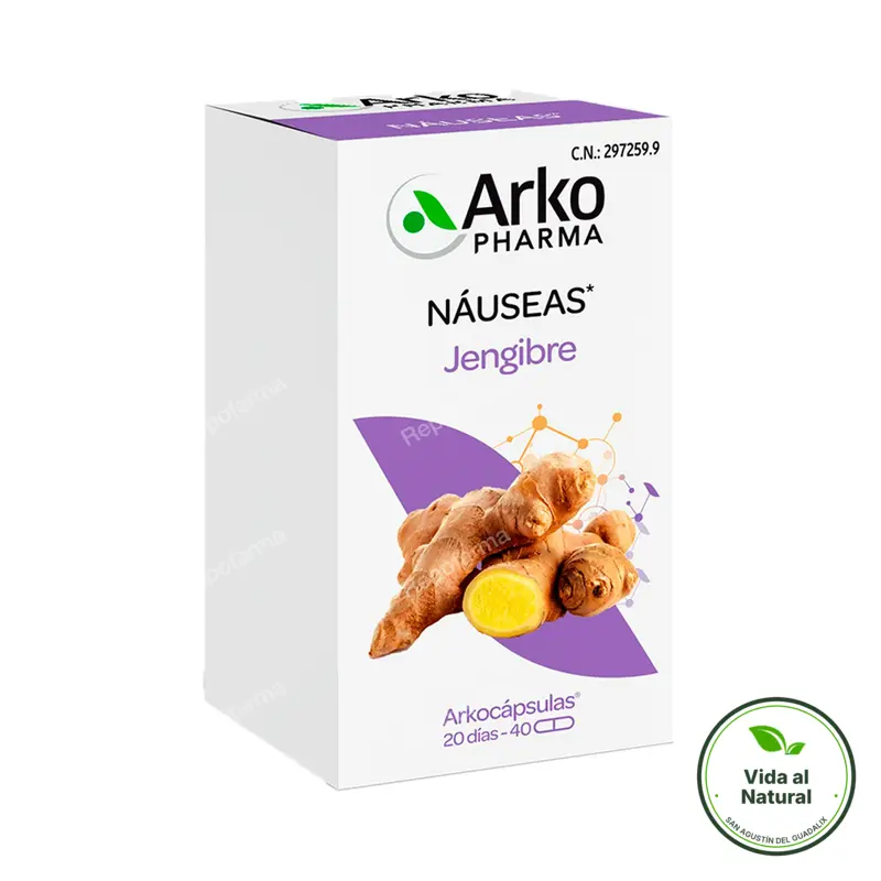 Jengibre BIO 40 arkocápsulas, Arkopharma