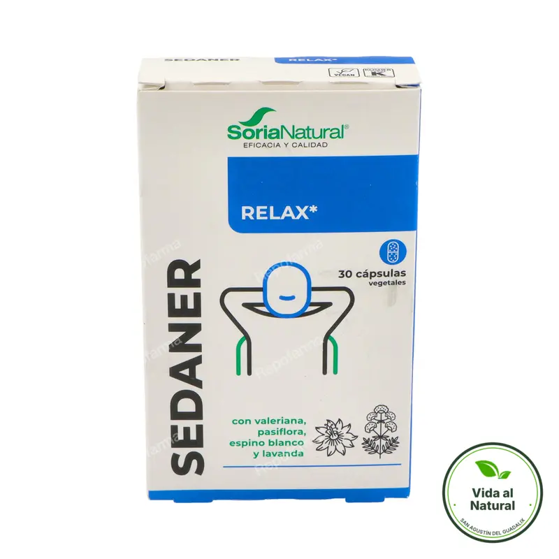 Sedaner relax 30 cápsulas, Soria Natural