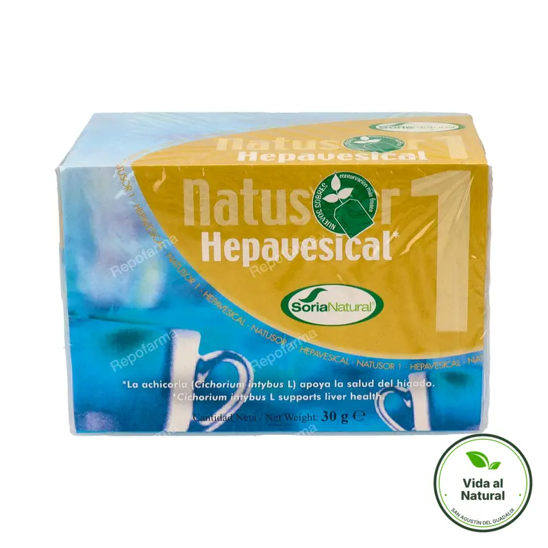 NAT. infusión 01 hepavesical 20 uds., Soria Natural