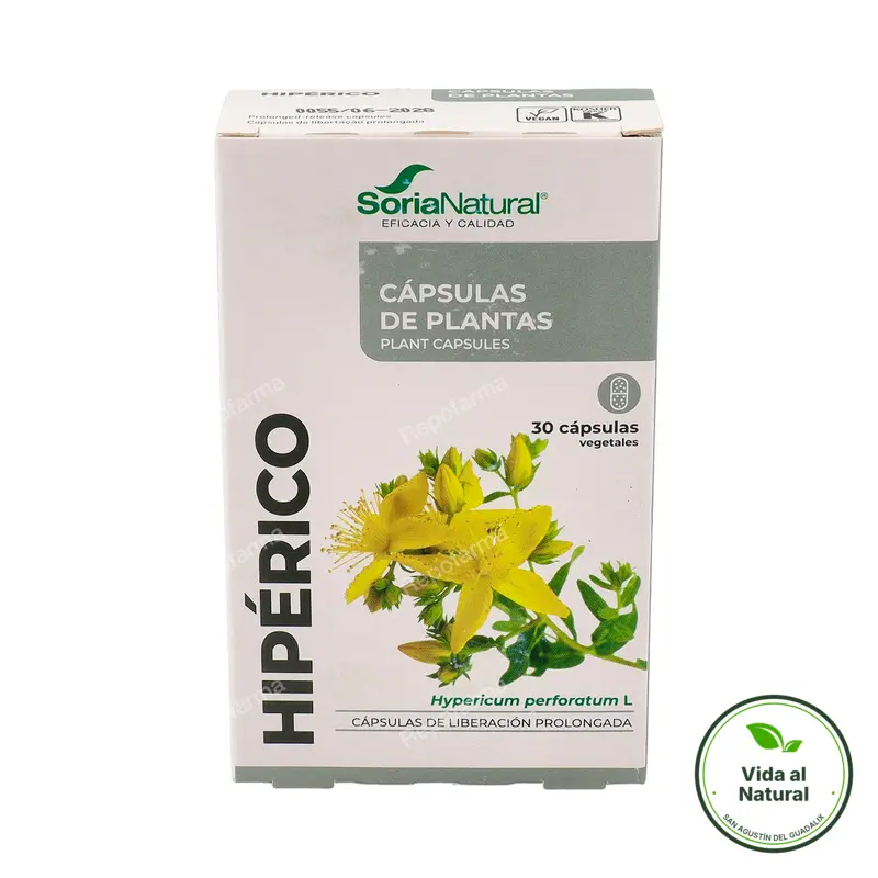 Fxxi hiperico 30 cápsulas, Soria Natural
