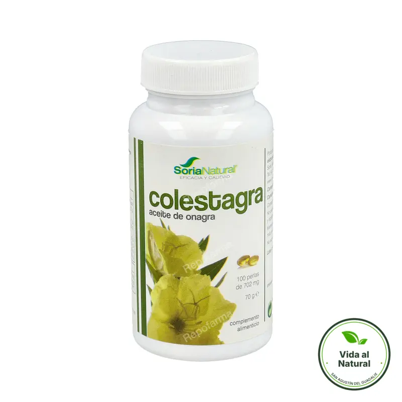 Aceite de onagra colestagra 100 perlas, Soria Natural