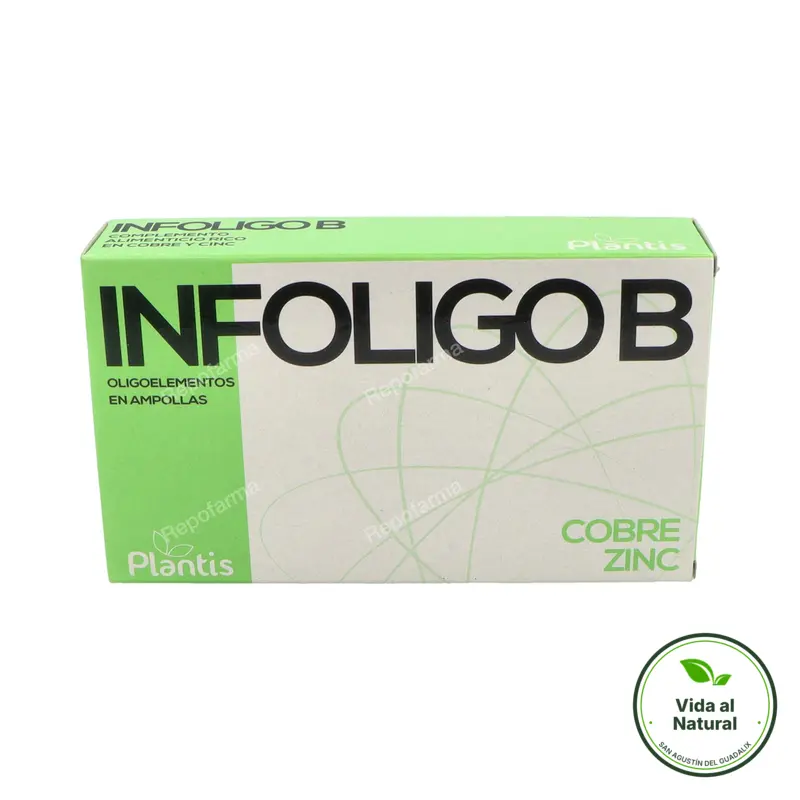 Infoligo b cu-zn 20 ampollas, Plantis