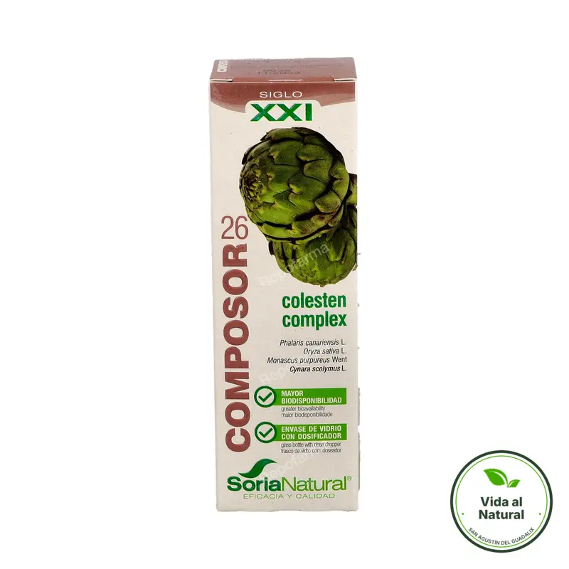 Composor 26 colestesor (colesten) soria n 50 ml, Soria Natural