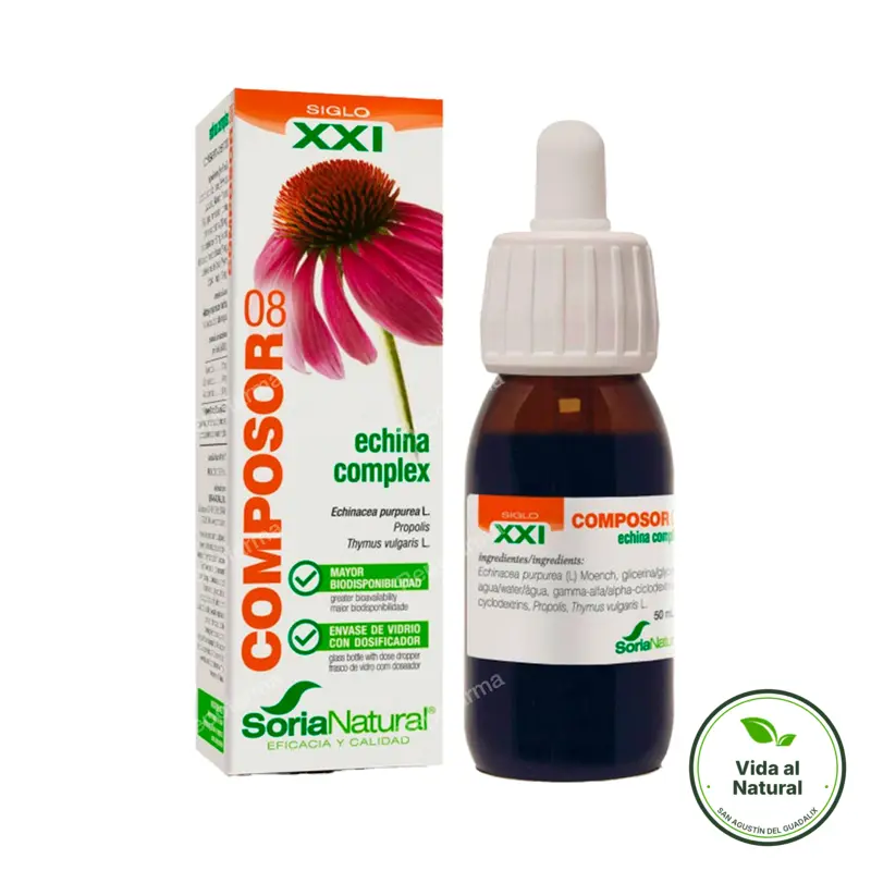 Composor 8 echinacea 50 ml, Soria Natural