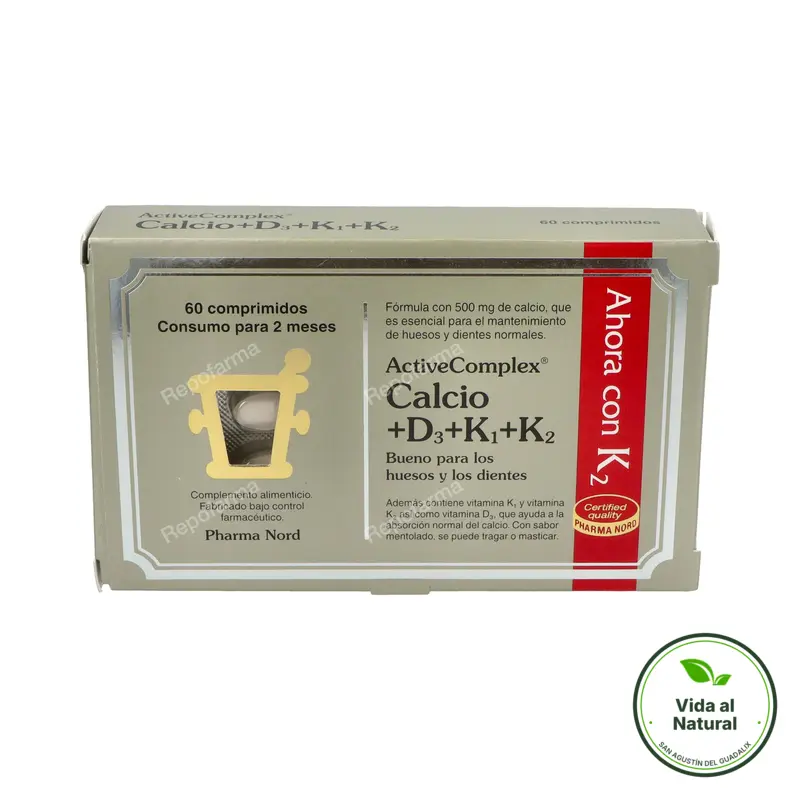 Activecomplex CALCIO+D3+K 60 comprimidos, Pharma Nord