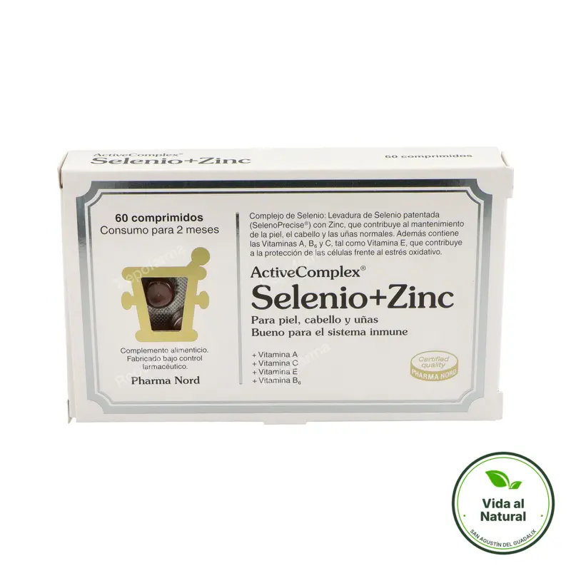 Activecomplex selenio+zinc 60 comprimidos, Pharma Nord