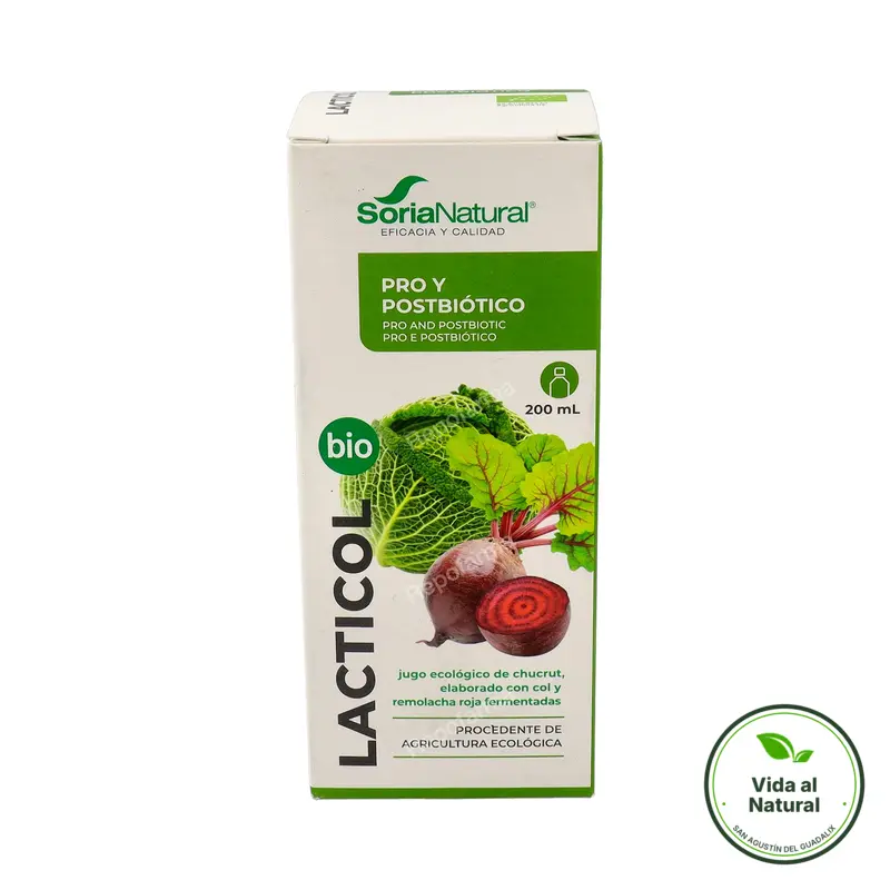 Lacticol reforzado 200 ml, Soria Natural