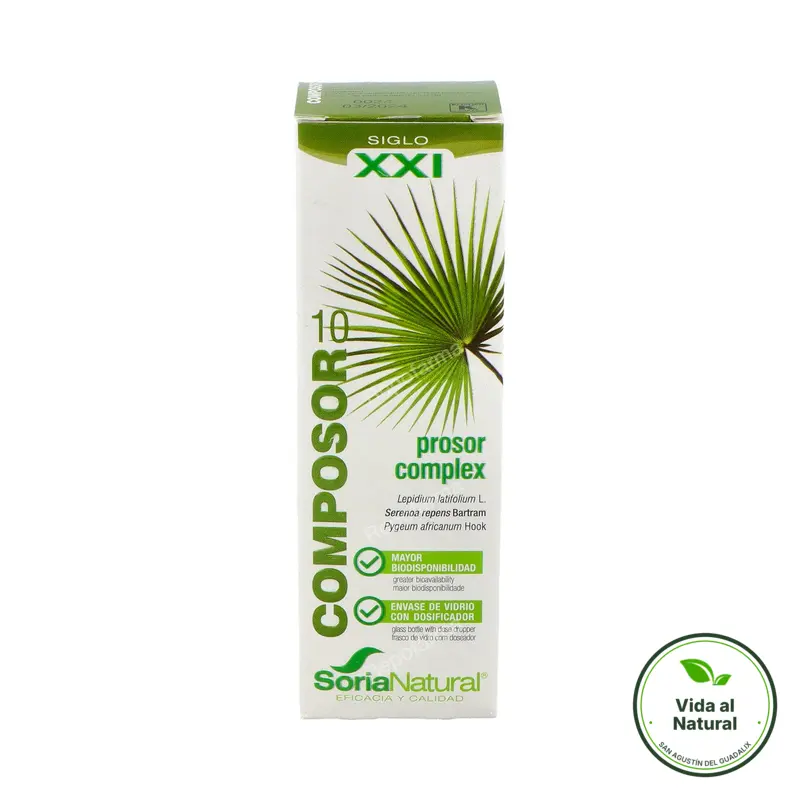 Composor 10 prostasor (sabal) 50 ml, Soria Natural