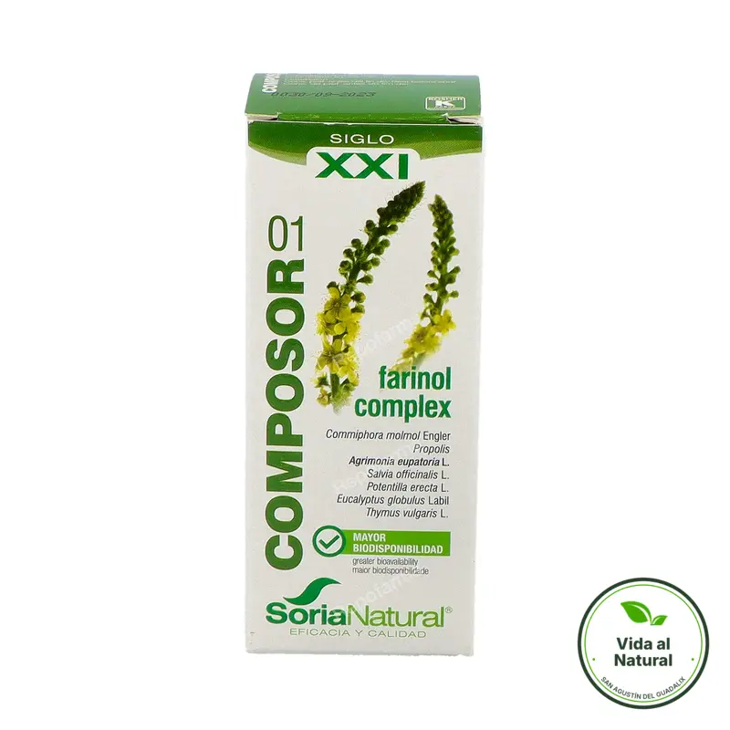 Composor 1 farinol 30 ml, Soria Natural