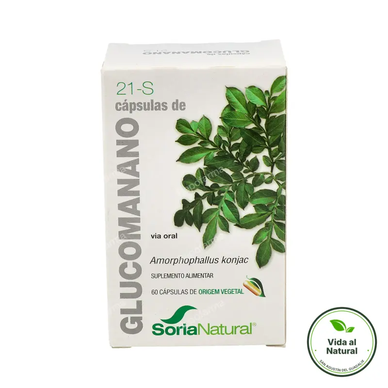 Glucomanano 21-c 60 cápsulas, Soria Natural