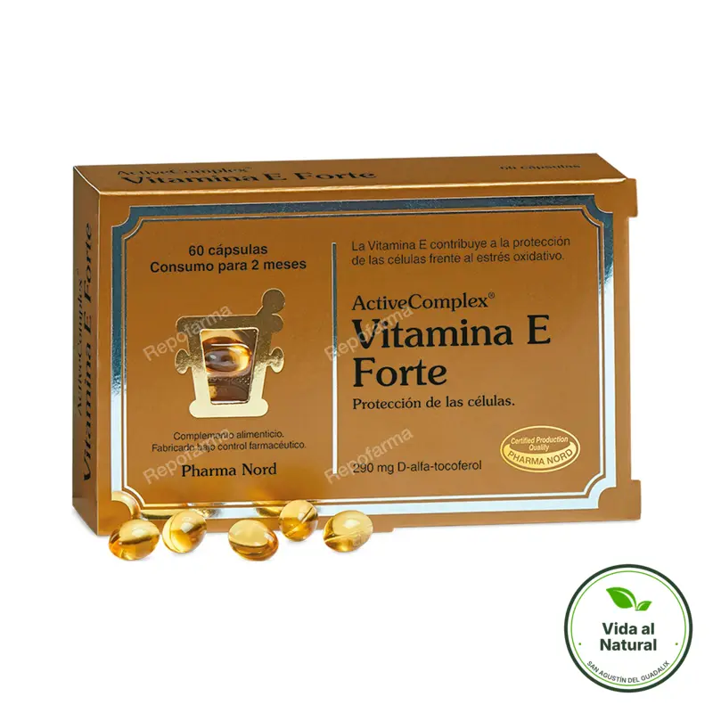 Activecomplex vitamina e forte 60 cápsulas, Pharma Nord