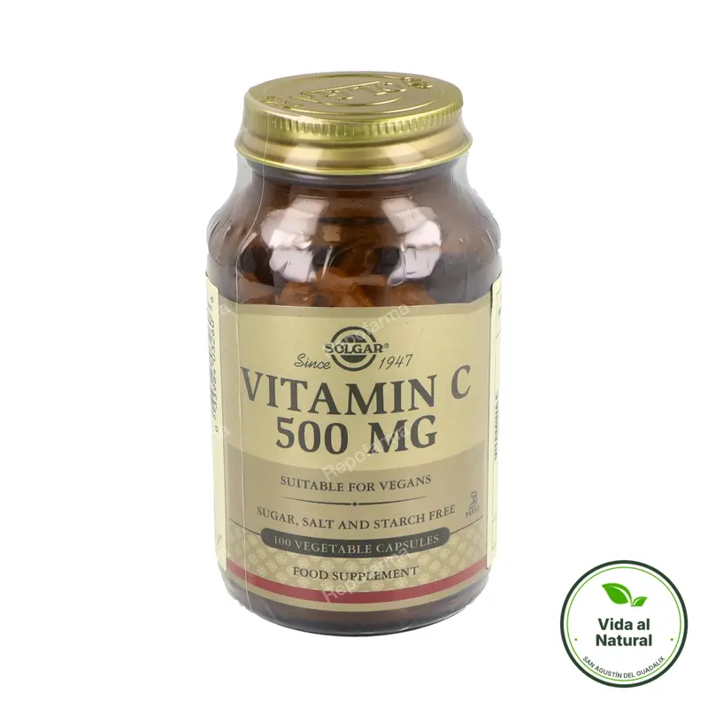 Vitamina c 500 mg 100cp, Solgar