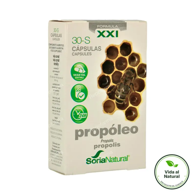 Fxxi propóleo 30 cápsulas, Soria Natural