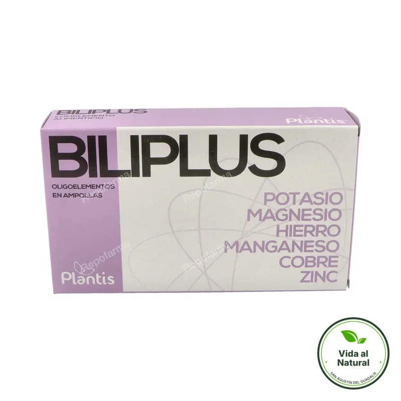 Biliplus 20 ampollas, Plantis
