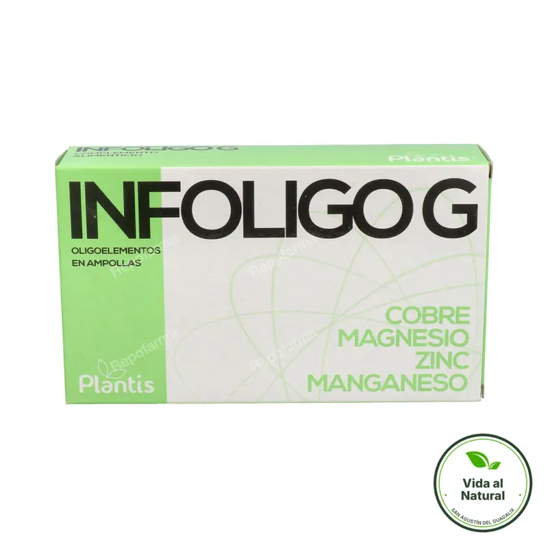 Infoligo g cu-mg-zn-mn 20 ampollas, Plantis