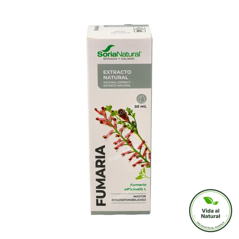 Extracto fumaria 50 ml, Soria Natural