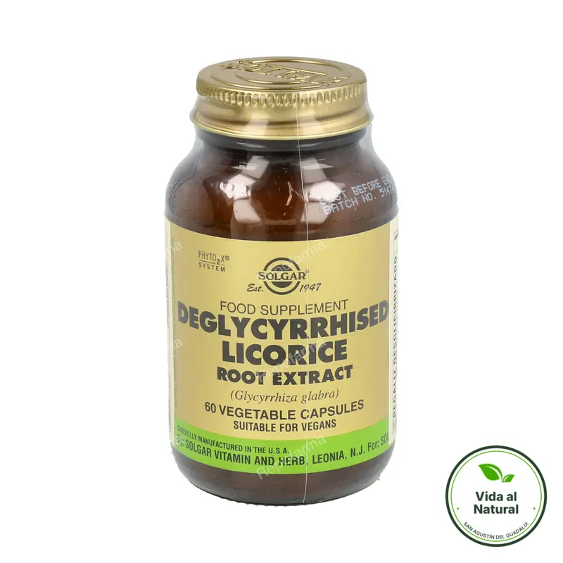 Regaliz desgliciriz 60c, Solgar