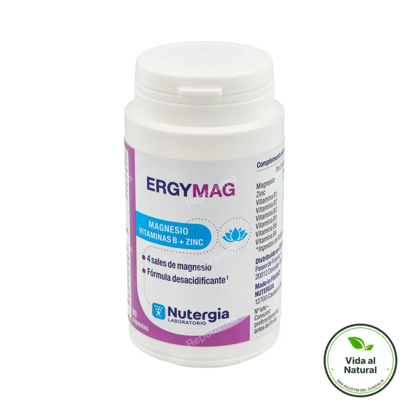 Ergymag 90 cápsulas, Nutergia