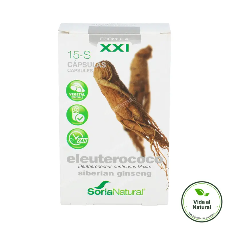 Fxxi eleuterococo 30 cápsulas, Soria Natural