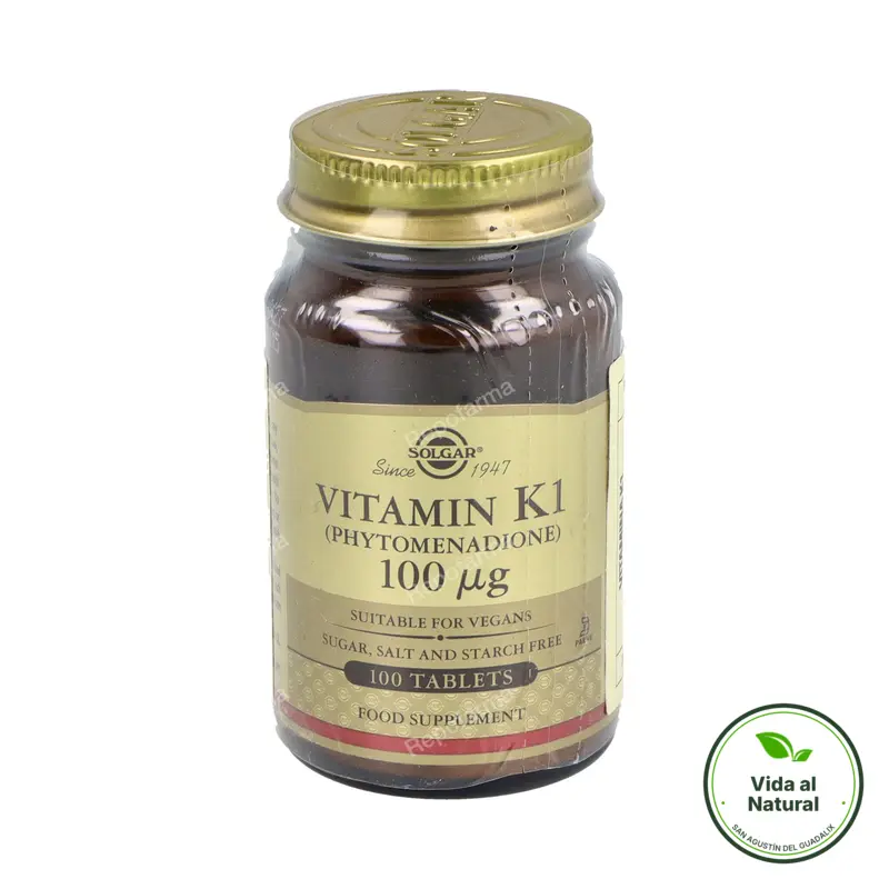 Vitamina k 100 mcg 100, Solgar