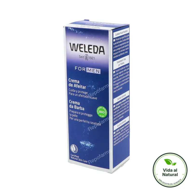 Crema de afeitar for men 75 ml, Weleda
