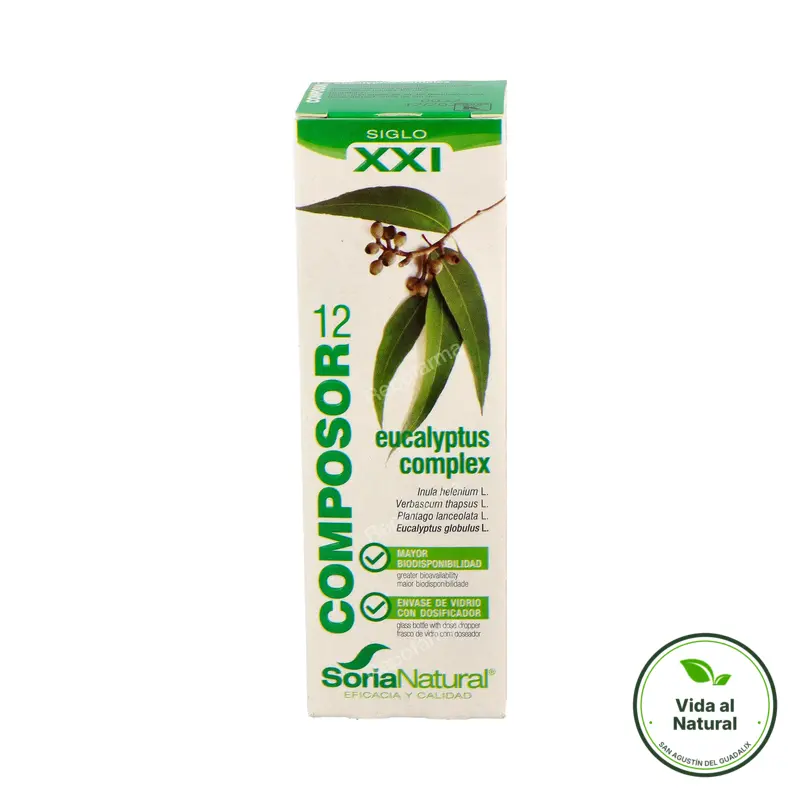Composor 12 broncopul (eucaliptus) soria n 50 ml, Soria Natural