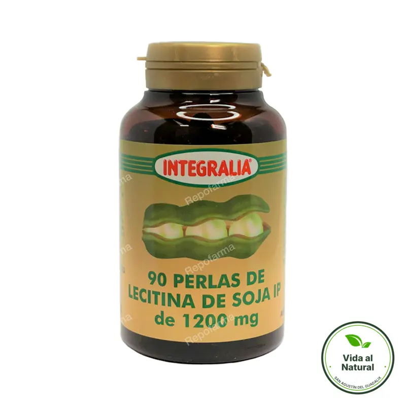 Lecitina de soja 1200 mg 90 perlas, Integralia