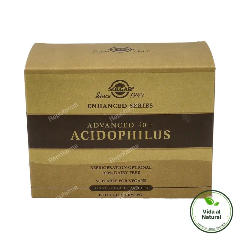 Acidophilus 40+120 cápsulas, Solgar