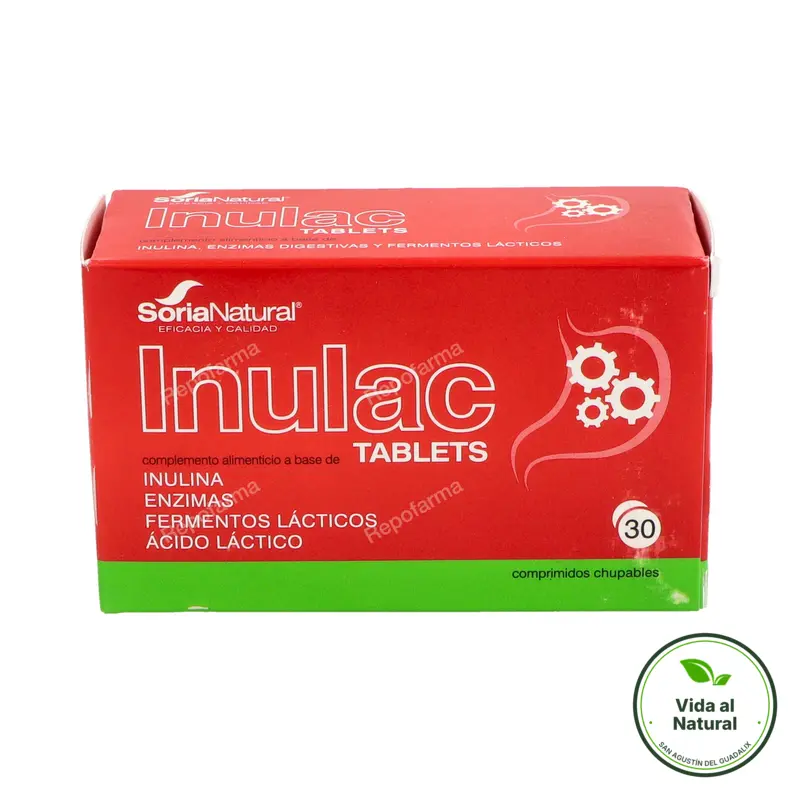 Inulac chupables 30 comprimidos, Soria Natural