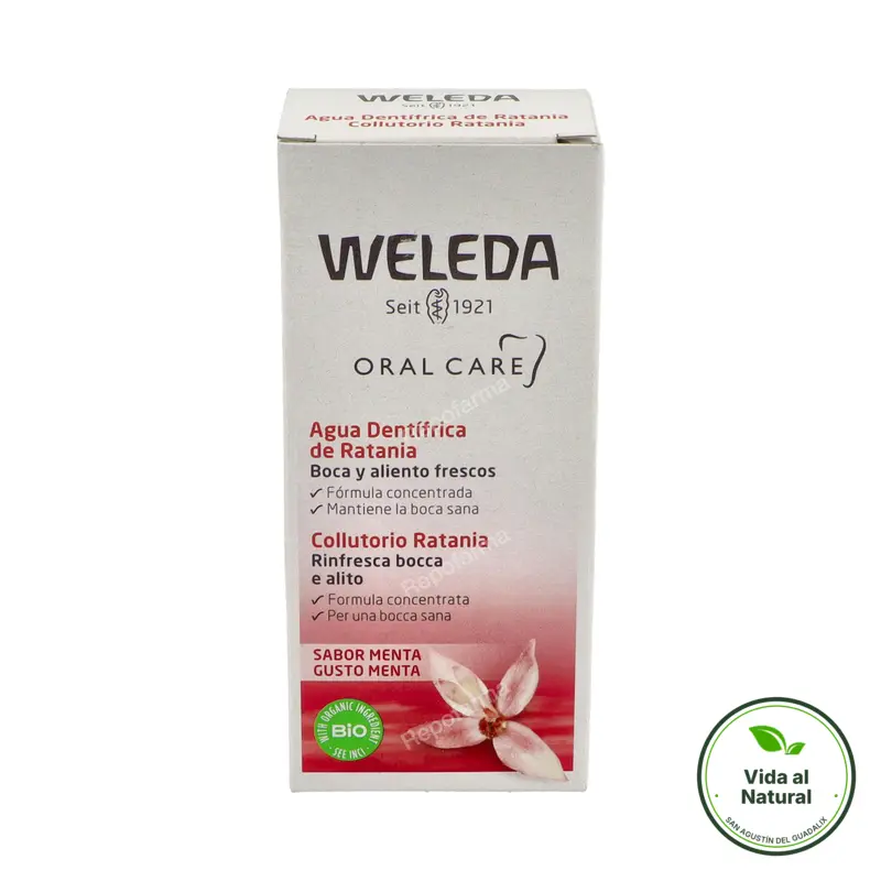 Agua dentifrica ratania 50 ml, Weleda