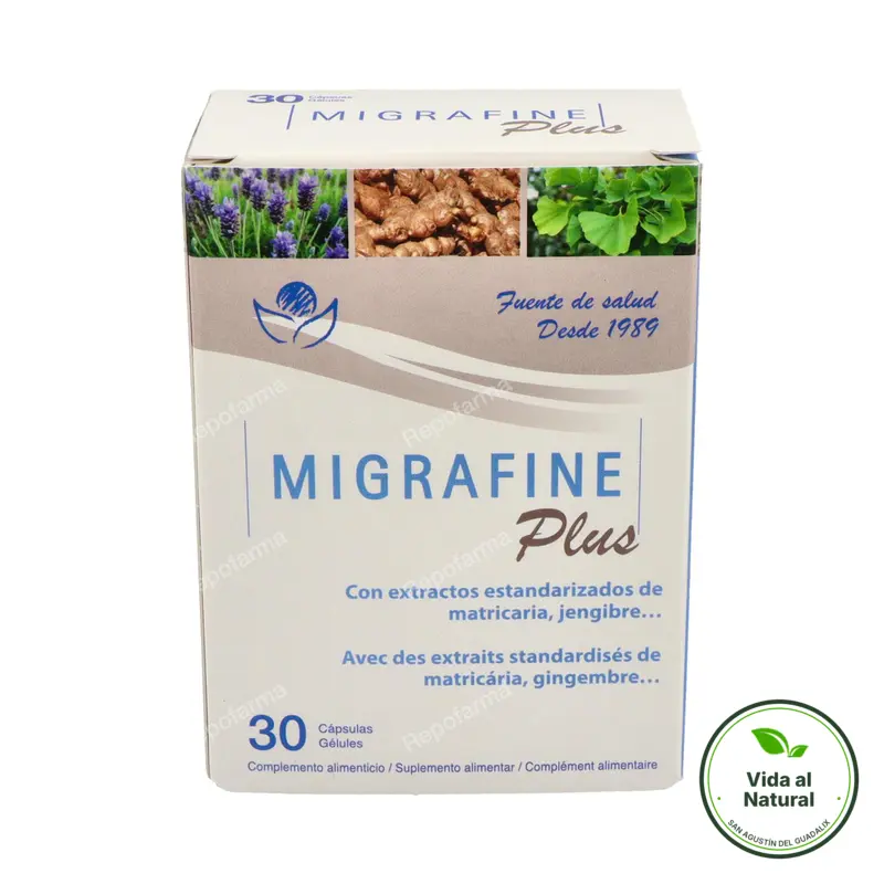 Migrafine plus 30 cápsulas, Bioserum