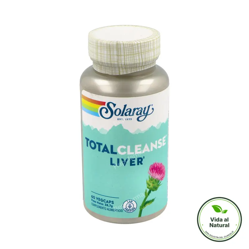 Total cleanse liver 60 cápsulas vegetales, Solaray