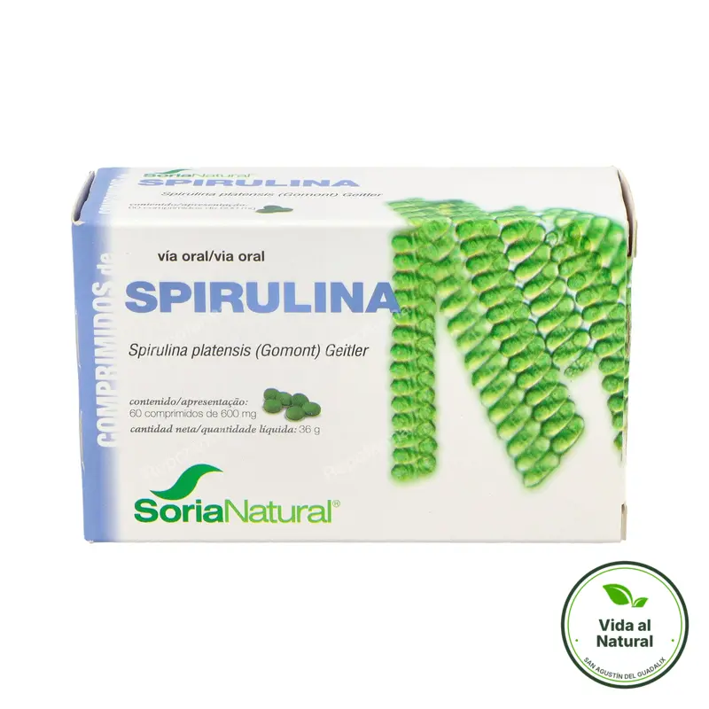 Spirulina 60 comprimidos, Soria Natural