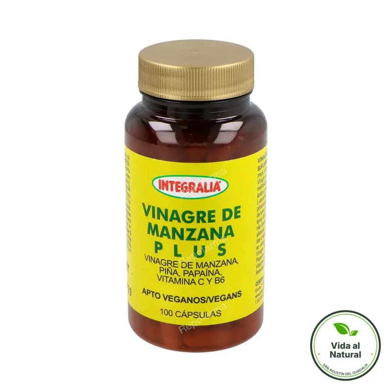 Vinagre manzana plus 100 cápsulas, Integralia