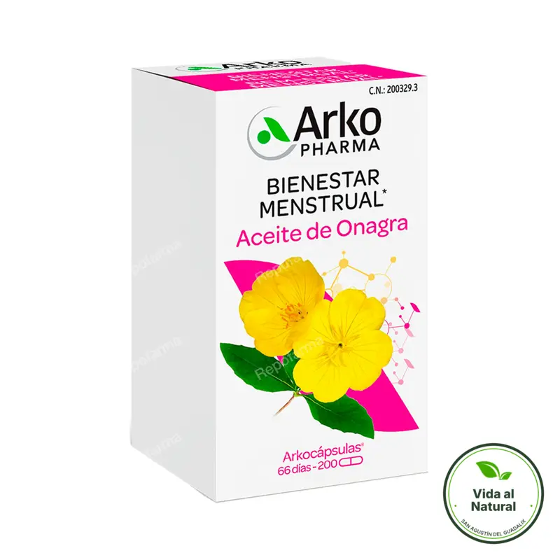 Aceite de onagra 200 arkocápsulas, Arkopharma