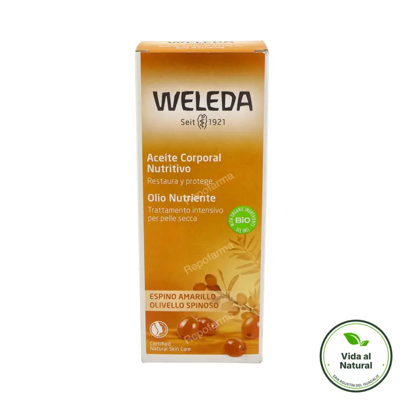 Aceite corporal espino amarilo 100 ml, Weleda
