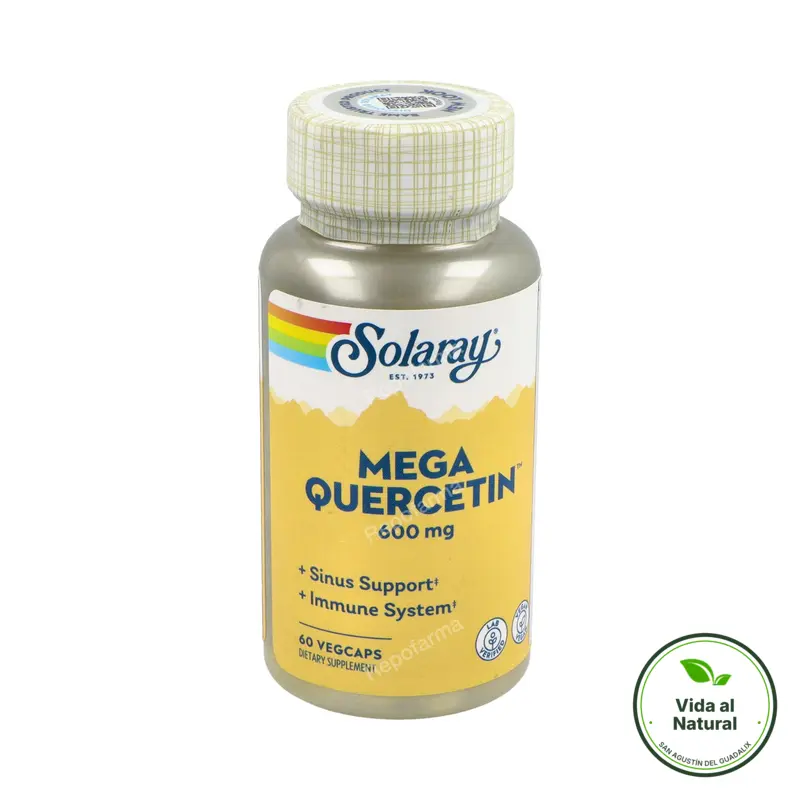 Mega quercitin 60 cápsulas, Solaray
