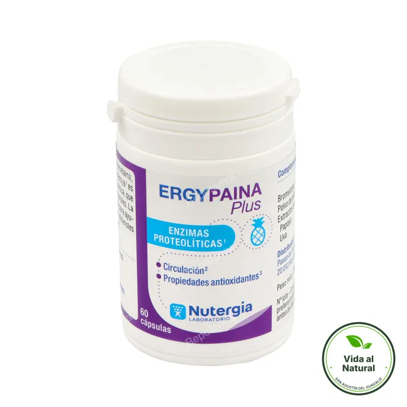 Ergypaina 60 cápsulas, Nutergia