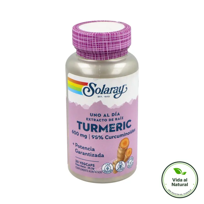 Cúrcuma 30 cápsulas, Solaray