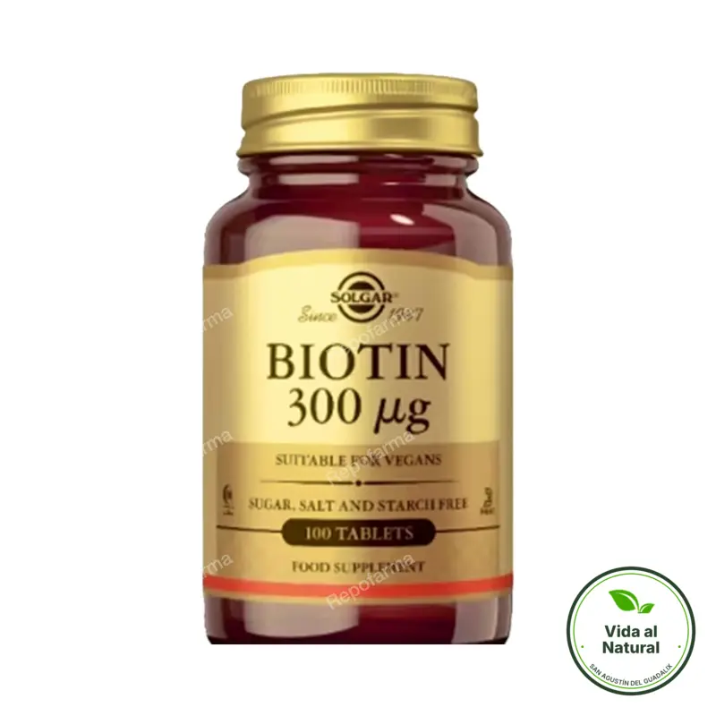 Biotin 300 mcg 100tb, Solgar