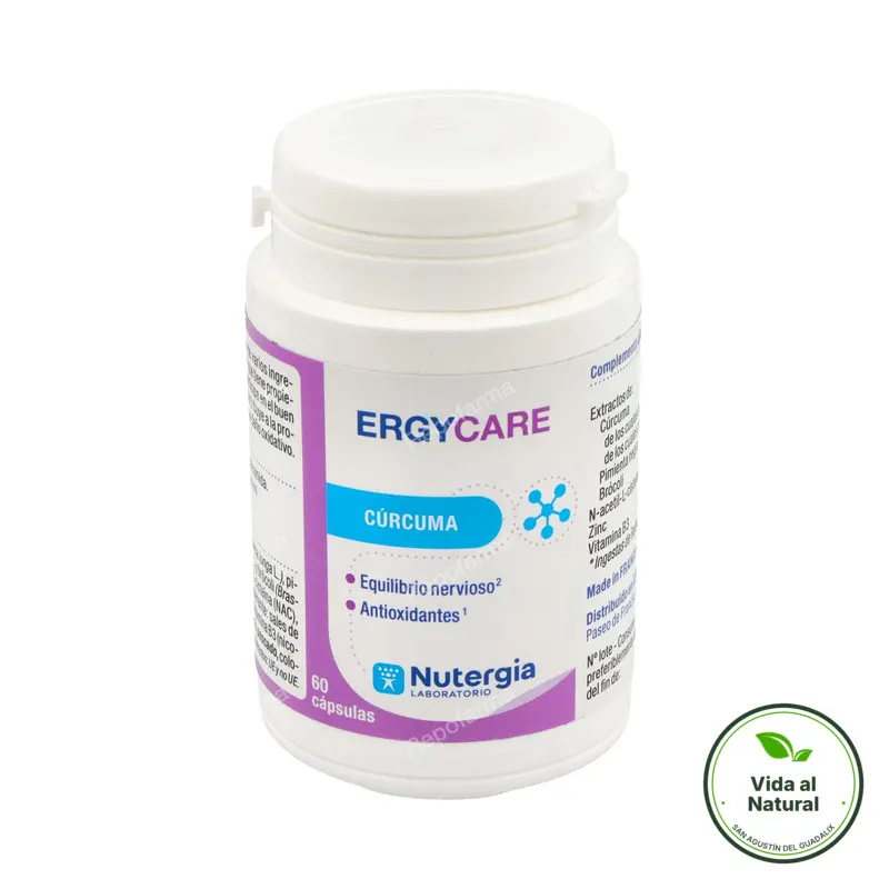 Ergycare 60 cápsulas, Nutergia