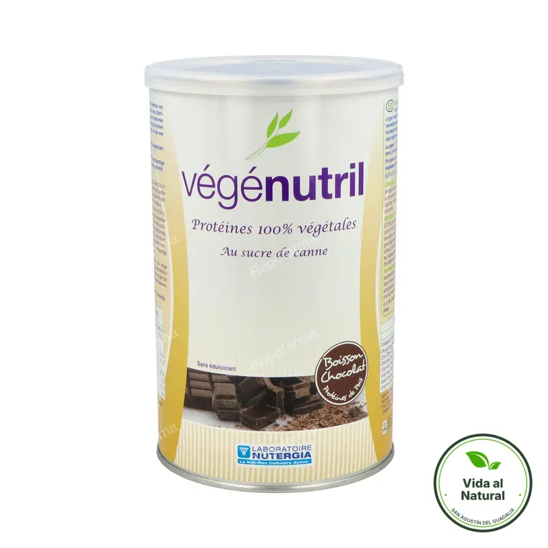 Vegenutril chocolate proteína guisante, Nutergia