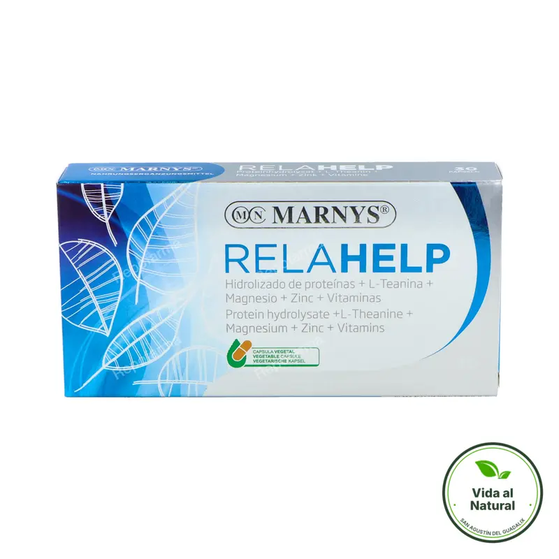 Relahelp 30 cápsulas vegetales, Marnys