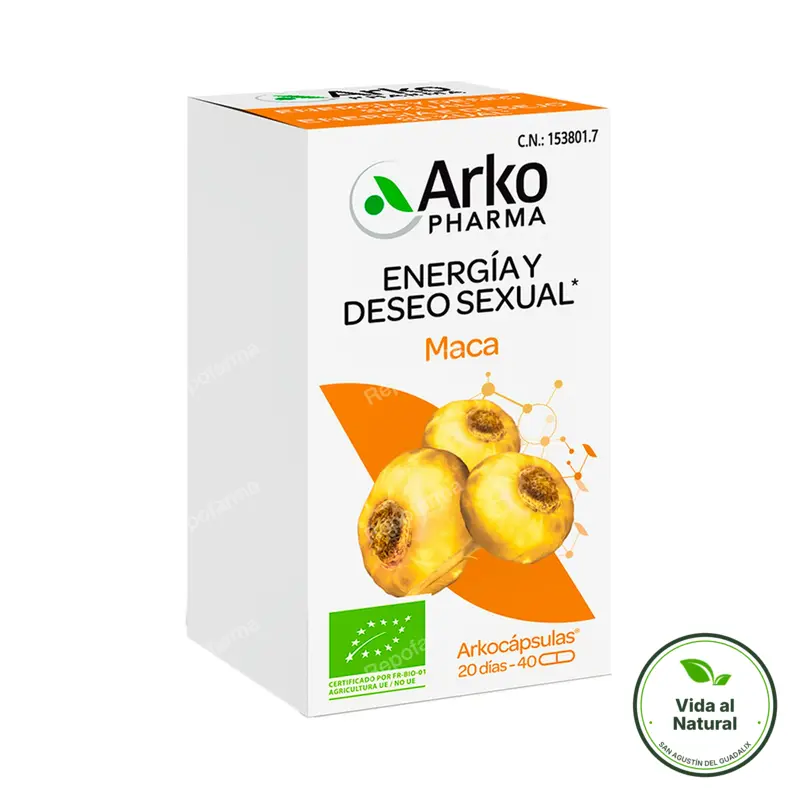 Maca BIO 40 arkocápsulas, Arkopharma