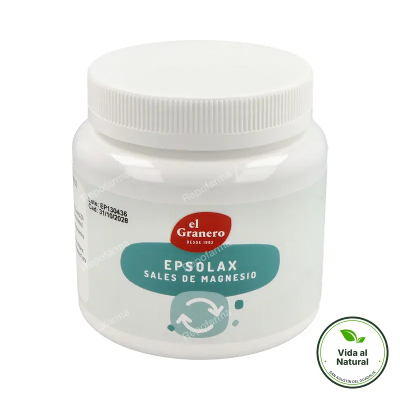 Epsolax sales de magnesio mg 350 g, El Granero