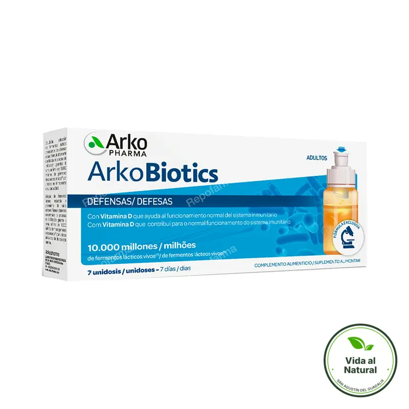 Arkobiotics defensas adultos 7unidosis, Arkopharma