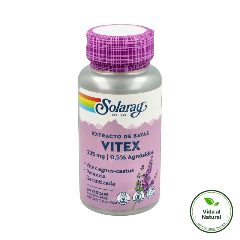 Vitex (sauzgatillo) 60 cápsulas, Solaray