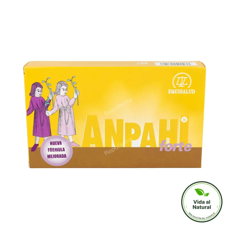 Anpahi forte drenador hepatico 20 ampollas, Equisalud